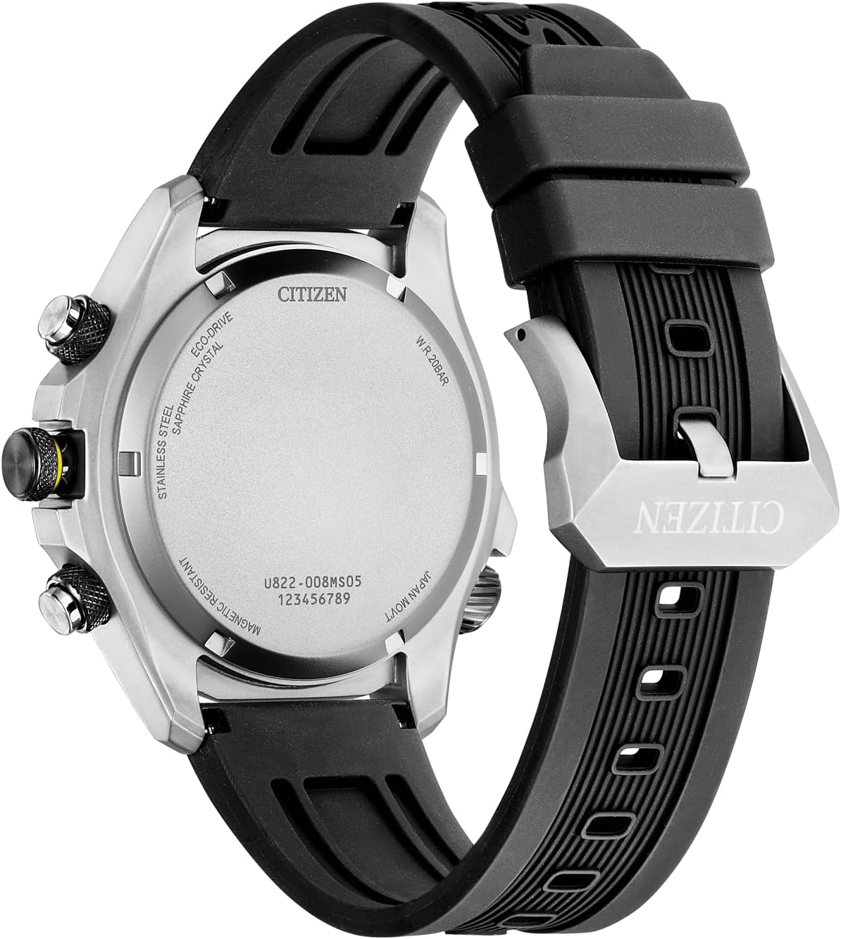 CITIZEN Promaster JV1007-07E Eco-Drive - Reloj solar analógico y digital para hombre con correa de silicona, Deportes