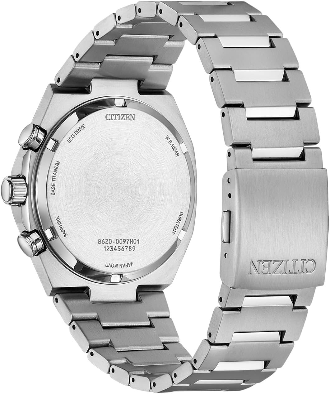 CITIZEN Reloj Cronógrafo para Hombres de Eco-Drive con Correa en Titanio CA4610-85A