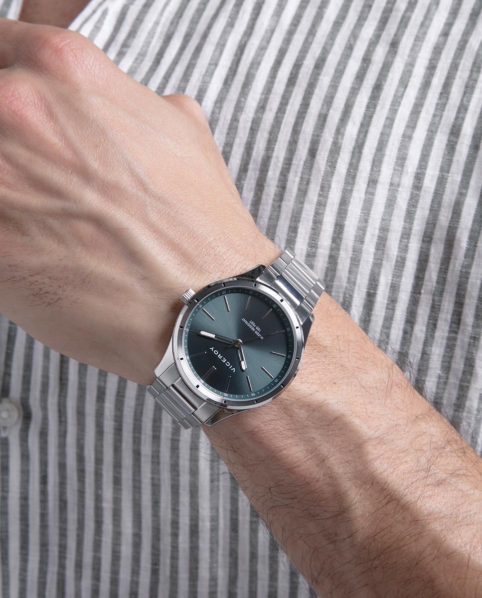 Viceroy Reloj Hombre Acero Esfera Negra 401385-67