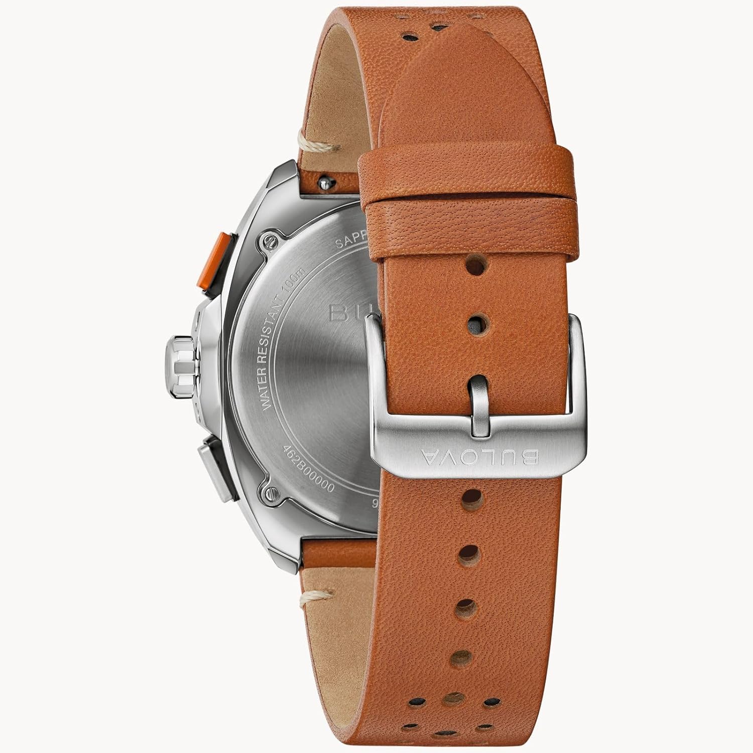 Bulova Reloj Cronógrafo para Hombre de Cuarzo con Correa en Cuero 98B427
