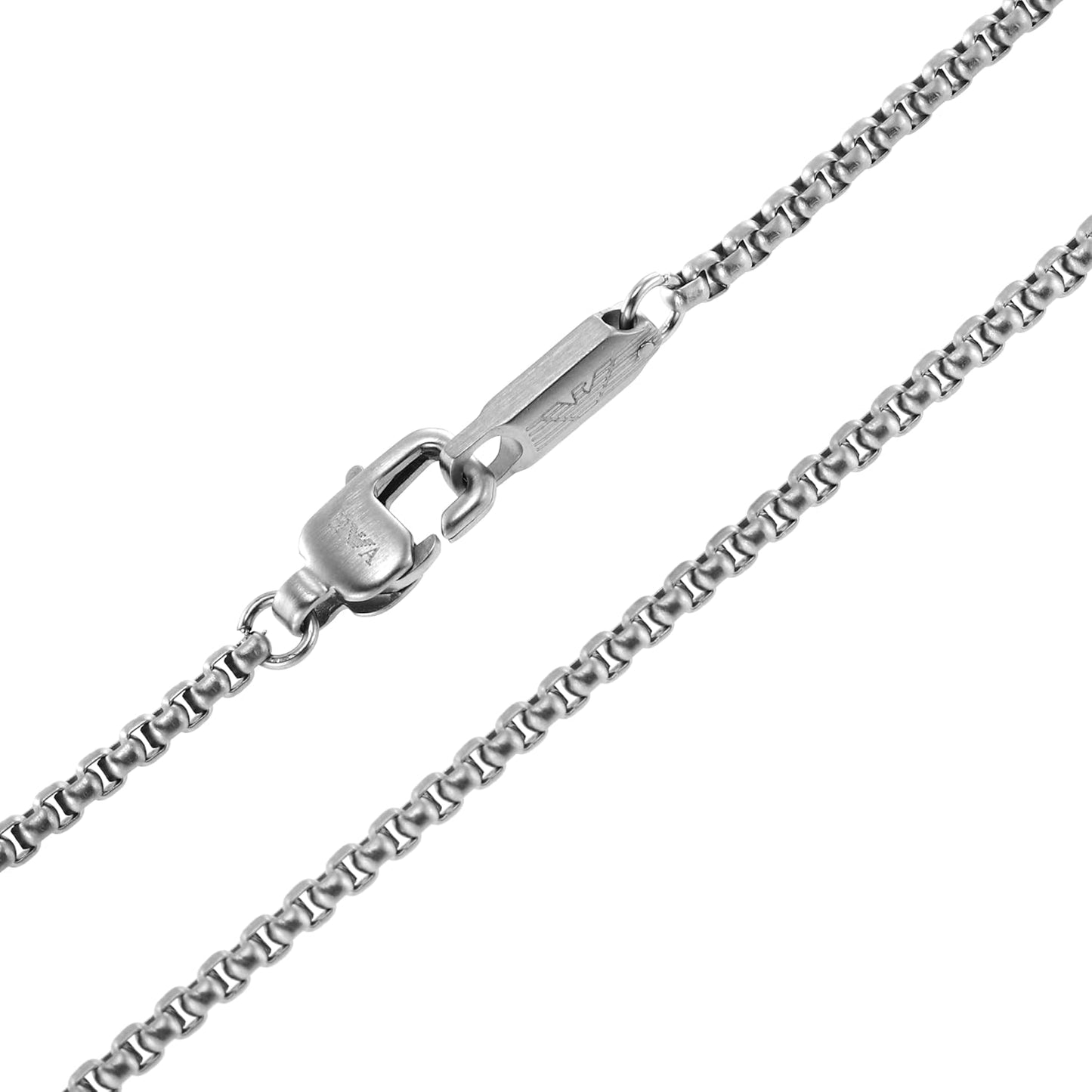 EMPORIO ARMANI Collar colgante para hombre en acero inoxidable con cierre de langosta