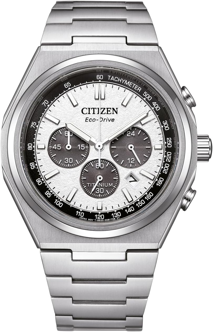 CITIZEN Reloj Cronógrafo para Hombres de Eco-Drive con Correa en Titanio CA4610-85A
