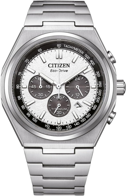 CITIZEN Reloj Cronógrafo para Hombres de Eco-Drive con Correa en Titanio CA4610-85A