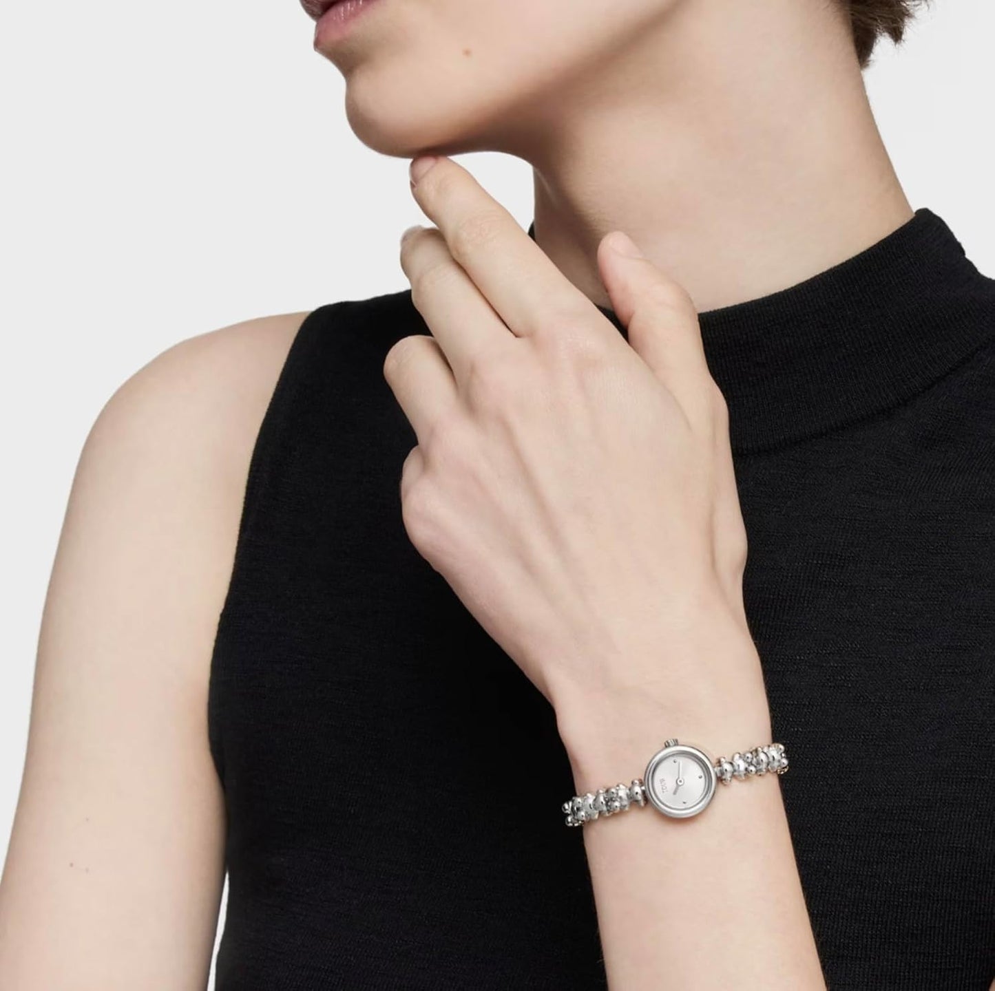 TOUS Reloj analógico con Brazalete de Acero