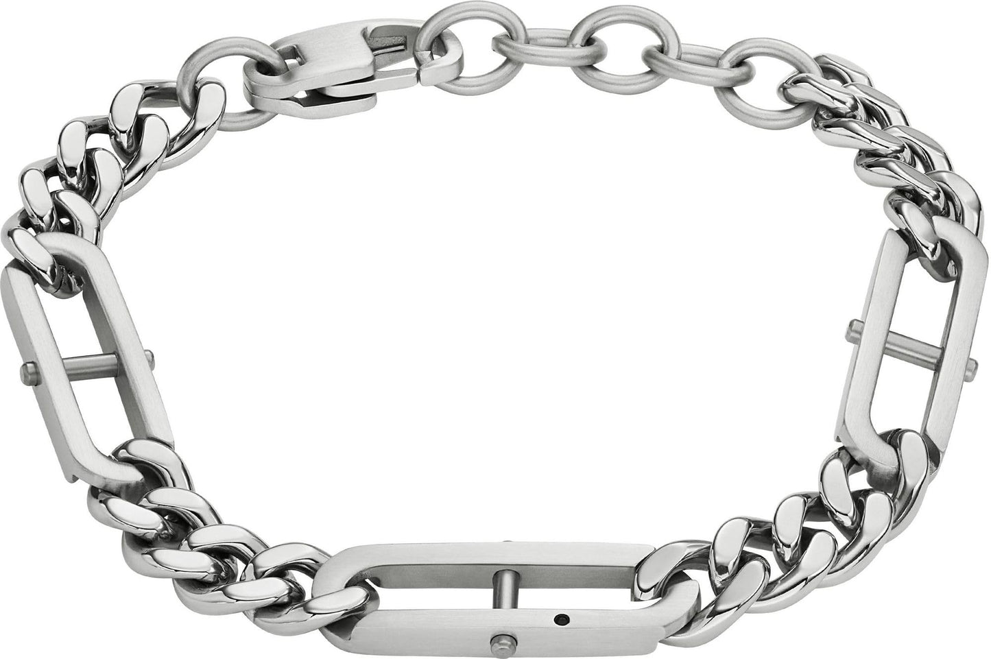 FOSSIL Heritage Pulsera de Acero para Hombre con Cierre de Langosta o Desplegable