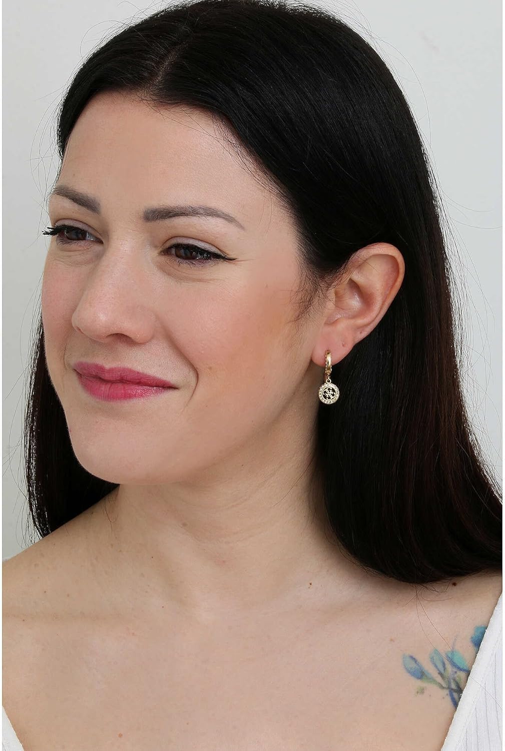 Pendientes Guess 4G Crush JUBE04165JWYGT-U acero