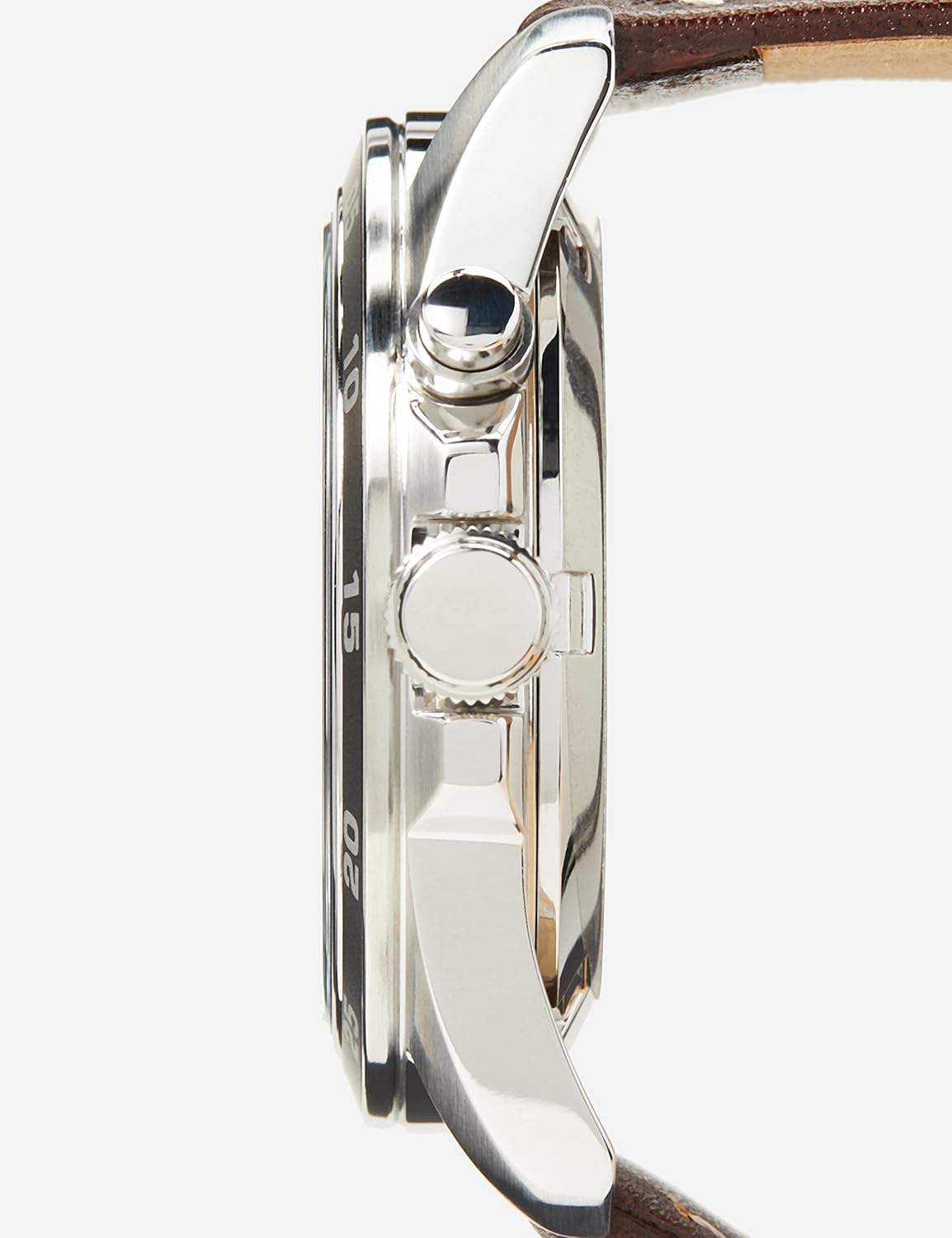 Seiko Reloj Analógico para Hombre de Kinetico con Correa en Cuero SKA791P1