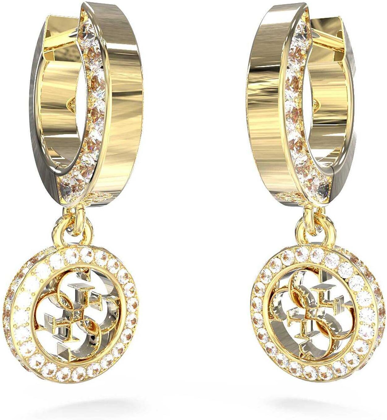 Pendientes Guess 4G Crush JUBE04165JWYGT-U acero