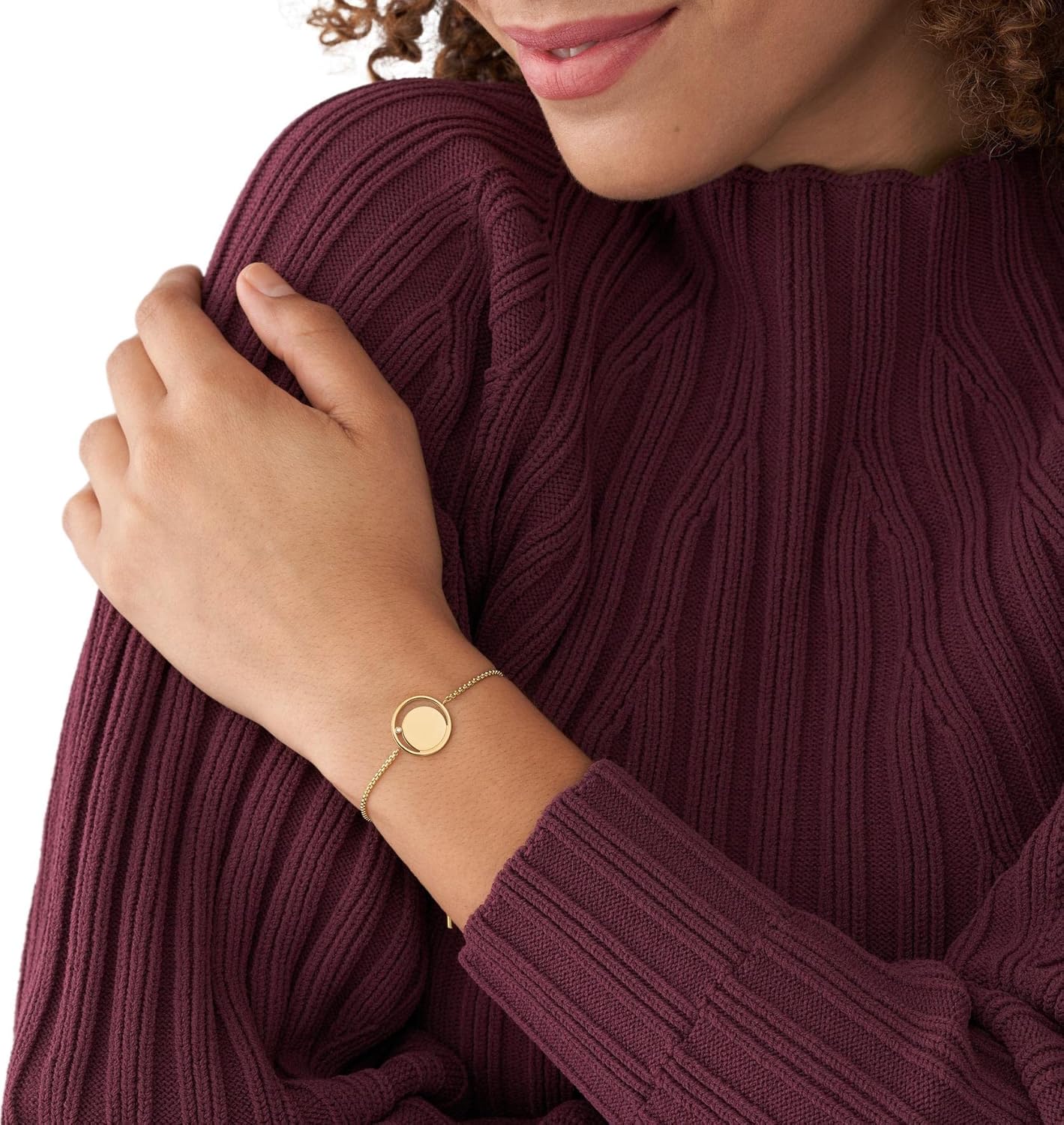 Skagen Katrine Pulsera de acero para mujer con cierre deslizante