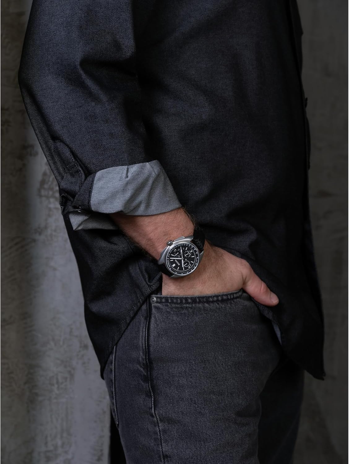Bulova Luna – Reloj de Cuarzo para Hombre con cronógrafo para Hombre (Mecanismo de Cuarzo, Esfera Negra