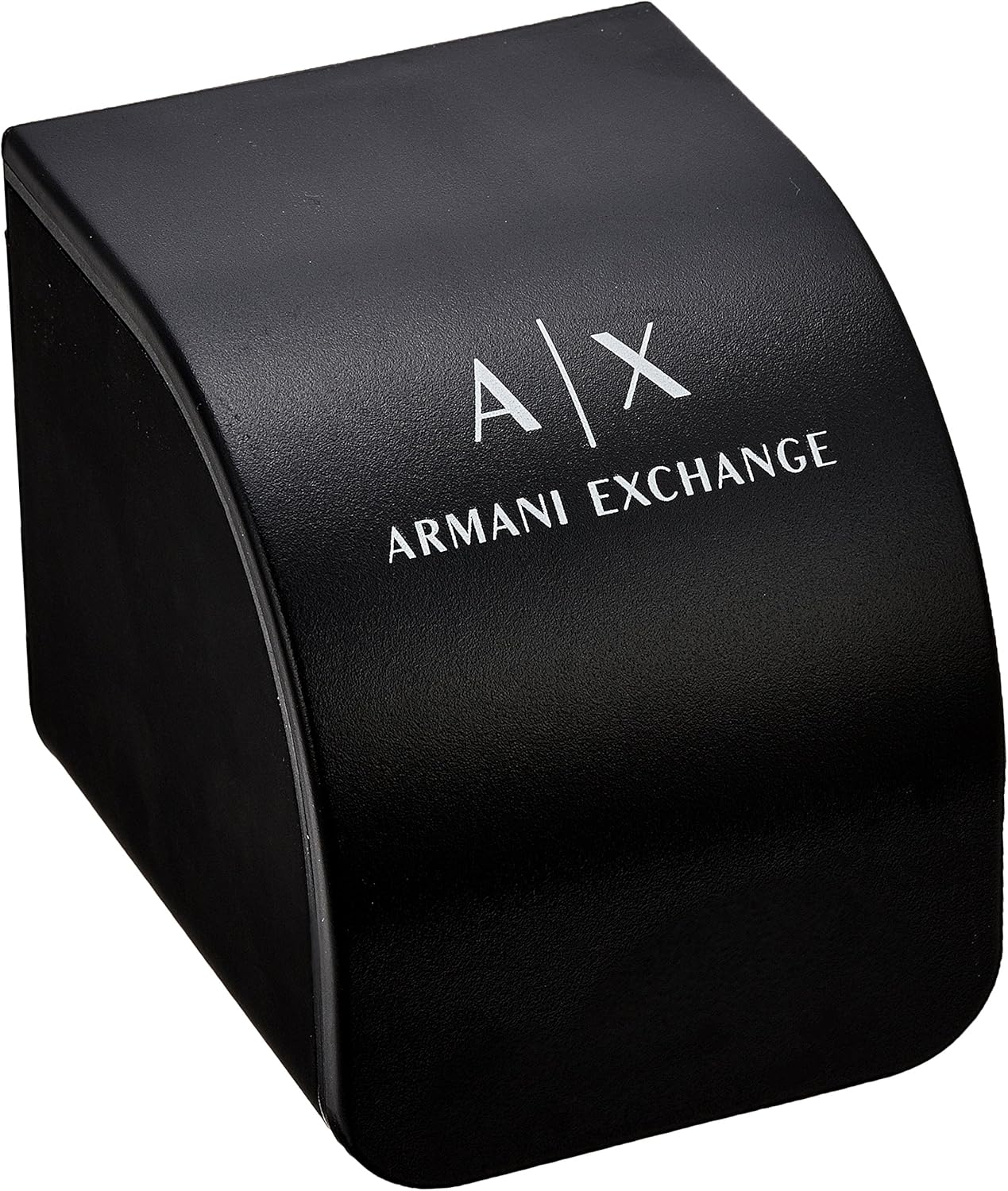 Armani Exchange Reloj Hombre, Movimiento Cronógrafo Cuarzo, 45mm Caja de acero inoxidable plateado con correa de piel, AX2501