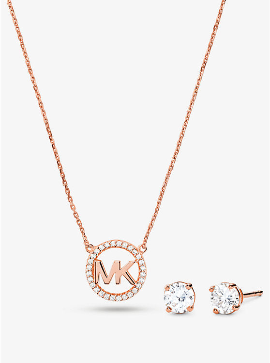 Michael Kors Set Collar y Pendientes de Mujer MKC1260AN791
