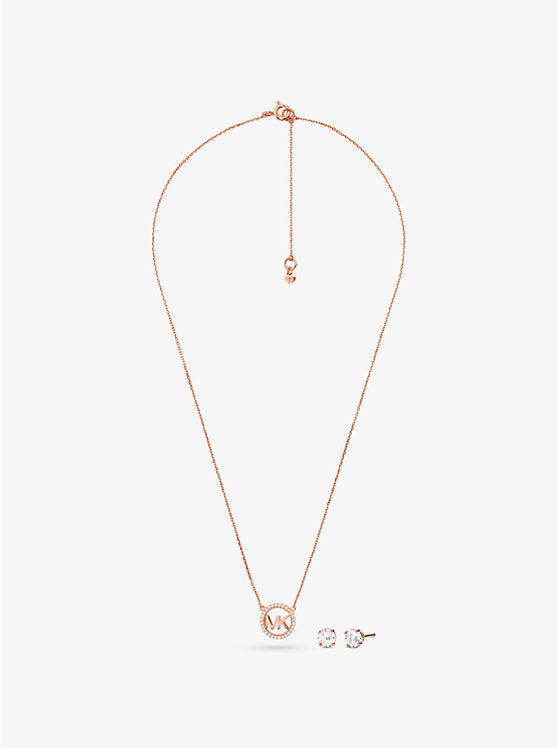 Michael Kors Set Collar y Pendientes de Mujer MKC1260AN791