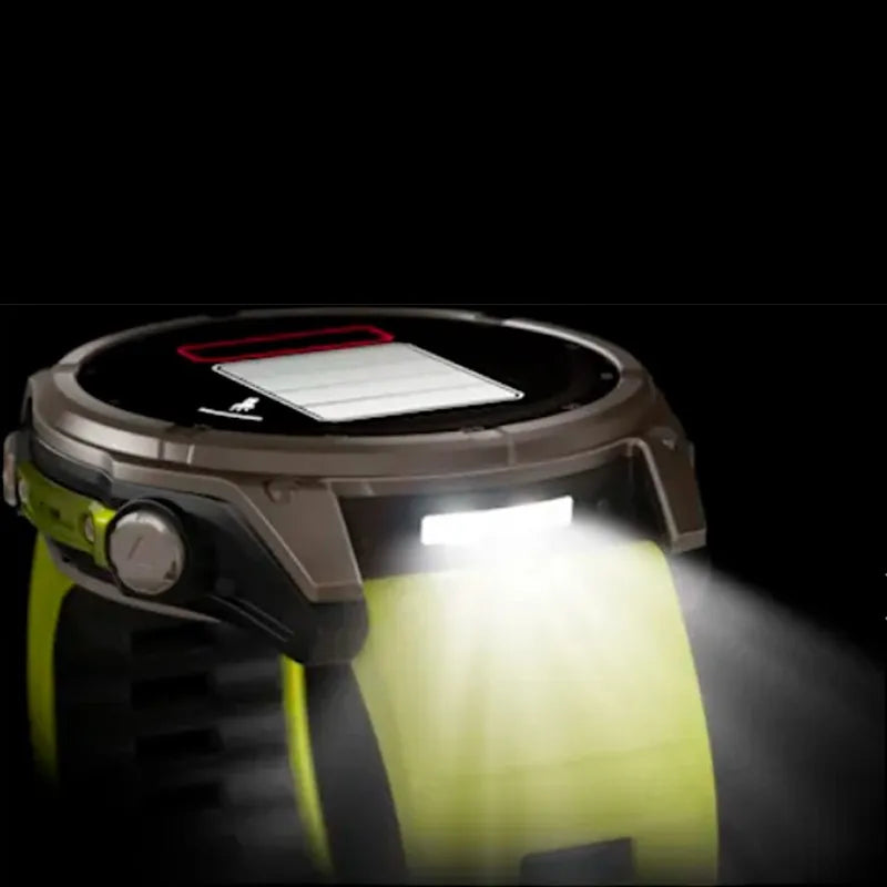 Garmin Reloj para hombre FENIX 8 51mm Zafiro Solar TFT Titanio con correa de silicona amarilla ref: 010-02907-21