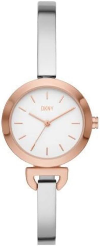 DKNY Uptown D Reloj para Mujer, Movimiento de Cuarzo con Correa de aleación, Acero, Piel o Silicona
