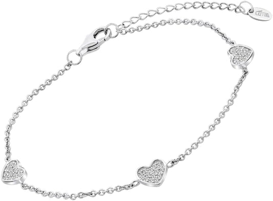 LOTUS SILVER Pulsera LP3586-2/1 Moments Plata Corazón 16.00 mm Mujer