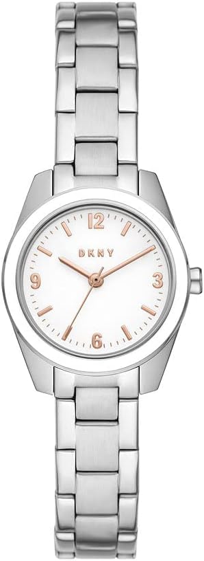 DKNY Soho Reloj para Mujer, Movimiento de Cuarzo con Correa de aleación, Acero, Piel o Silicona