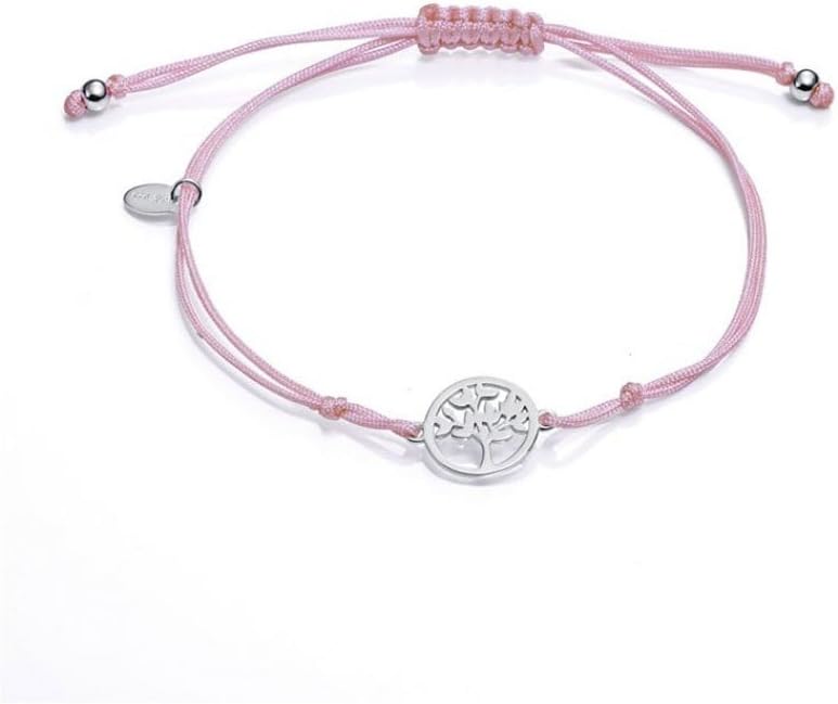 Viceroy Fashion Girl's Communion Watch 401274-04 – Steel Case, White Leather Strap, Quartz Movement, Silver Bracelet with Pink Cord Gift, white, strip