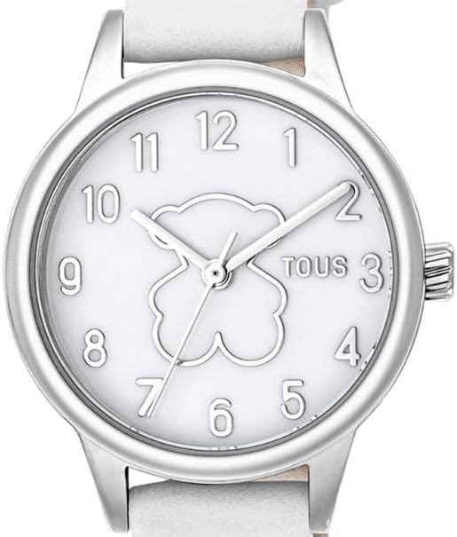 Tous, Reloj de Niña NEW MUFFIN Blanco y Plateado Analógico 200351093
