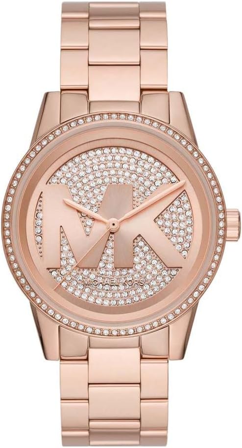 Michael Kors Reloj Bryant para Mujer, Movimiento de Cuarzo de Tres Agujas con Correa de Acero Inoxidable o cerámica
