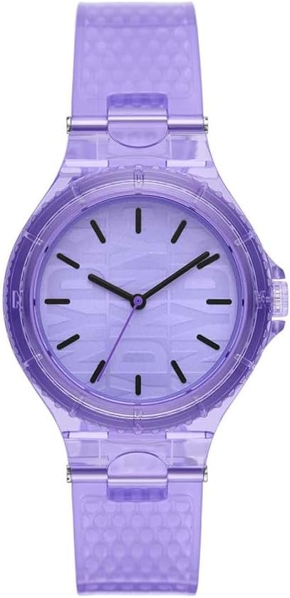 DKNY Chambers Reloj para Mujer, Movimiento de Cuarzo con Correa de Acero, Piel o Silicona