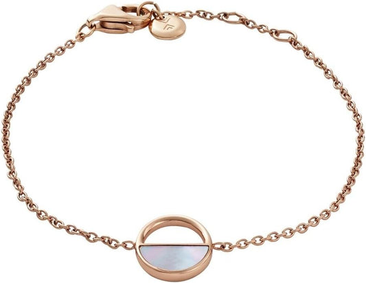 Skagen Agnethe Pulsera de mujer de acero con cierre deslizante o de langosta