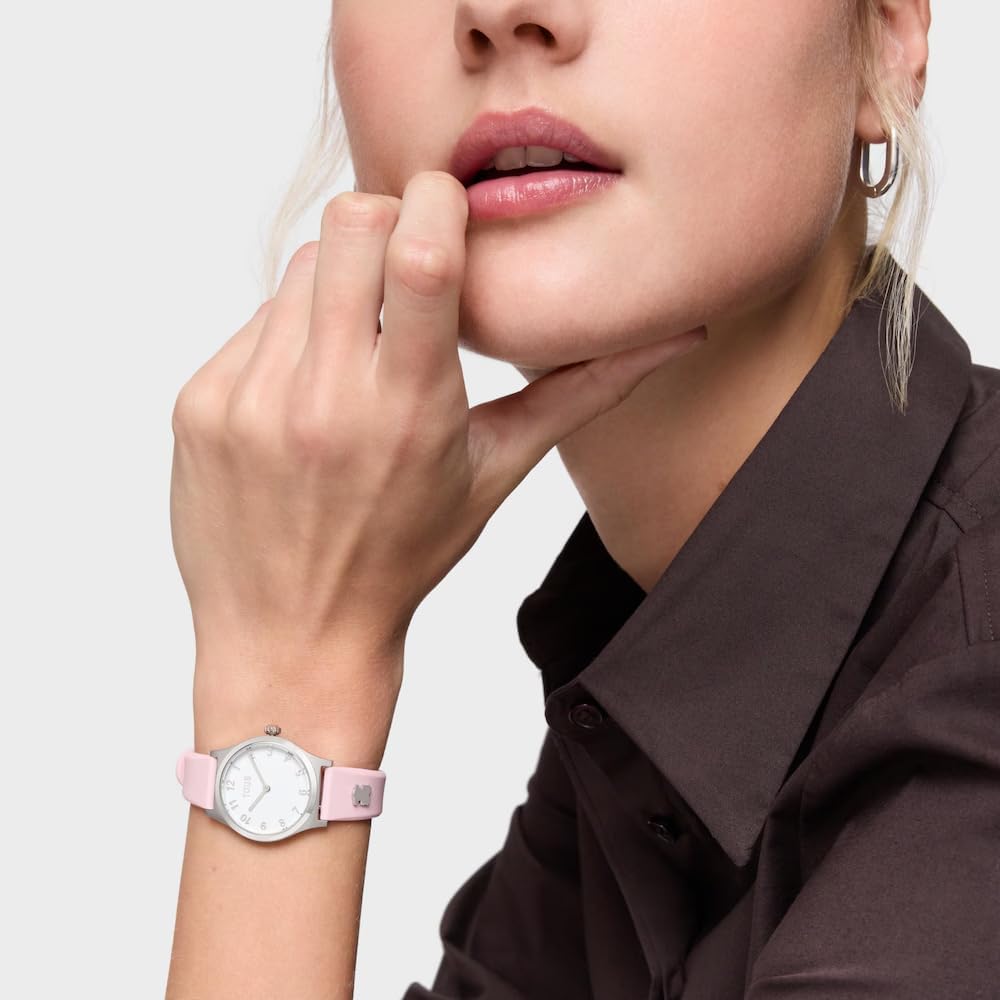 TOUS Reloj Epic Icon 3000149000 Silicona Rosa