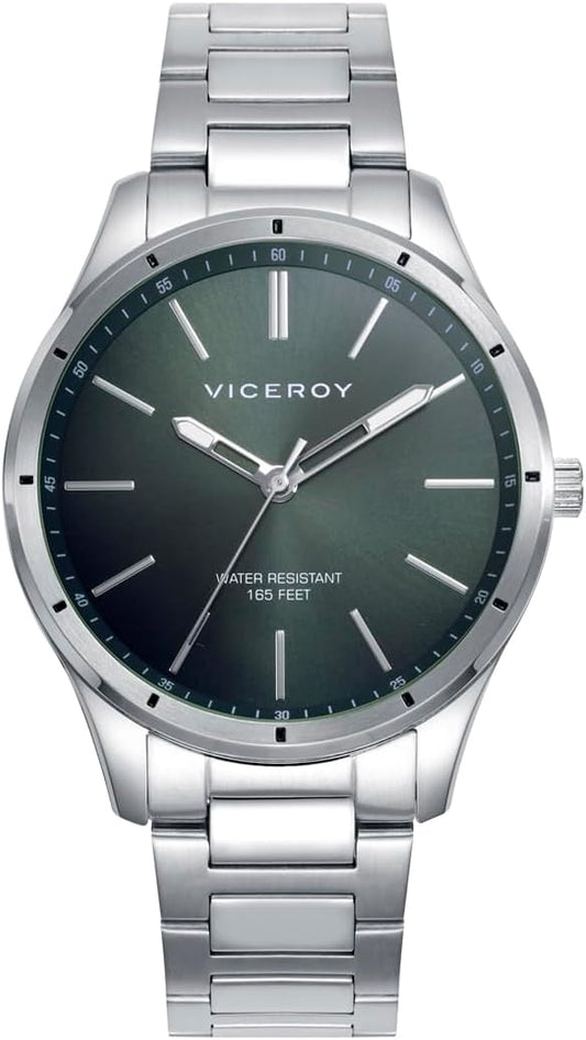 Viceroy Reloj Hombre Acero Esfera Negra 401385-67