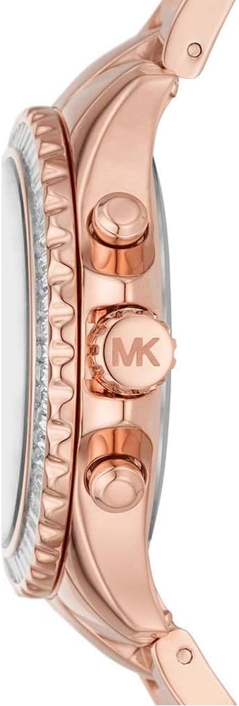 Michael Kors Everest Watch for Women, Quartz Chronograph Movement with Stainless Steel or Silicon Strap