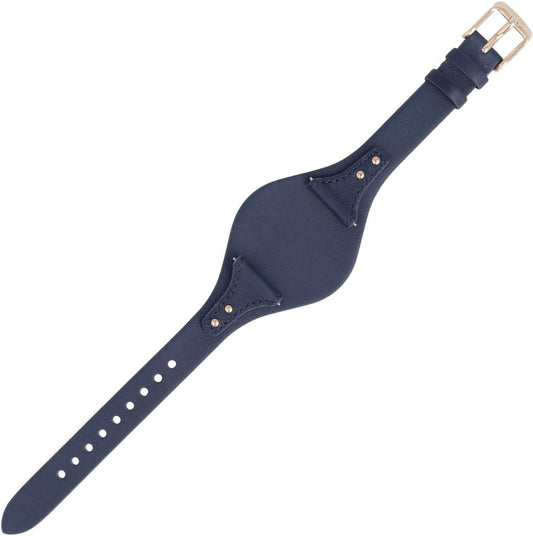 Fossil Correa de Reloj Pulsera 18 Mm de Cuero Azul - Es-3838 | Lb-es3838