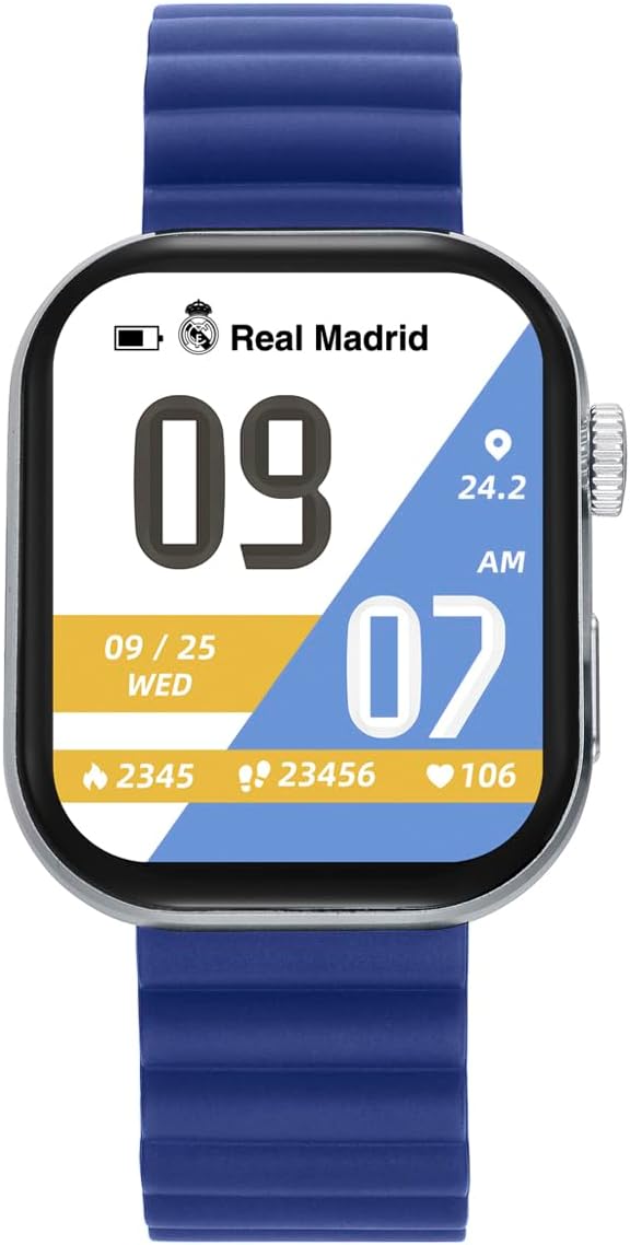 Viceroy Reloj Smart Plateado Correa Azul Real Madrid RM2007-80