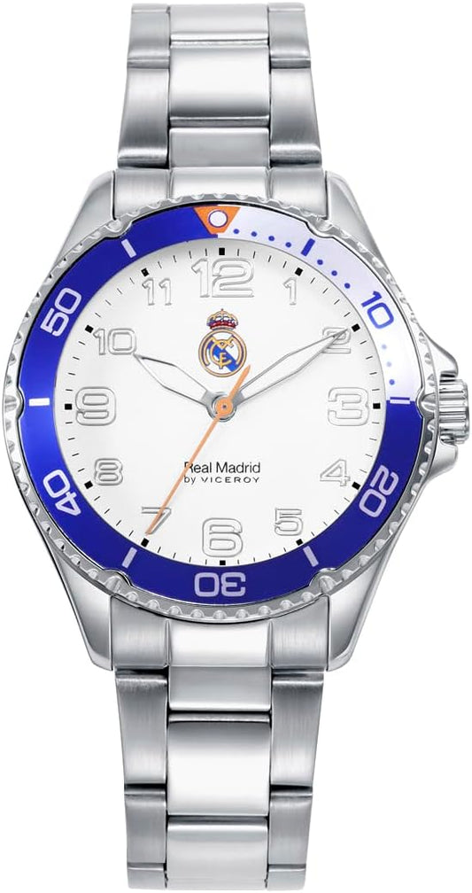 Viceroy Reloj Cadete Real Madrid Oficial Ref. 41142-05 – Estilo Deportivo con Caja de Acero y Resistencia al Agua 10 ATM