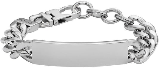FOSSIL Drew Men's Stainless Steel with lobster clasp closure bracelet
