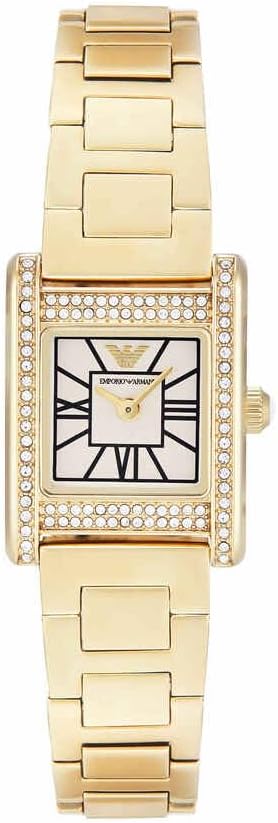 Emporio Armani Watch for Women, Quartz Movement and 31mm Case Size with Stainless Steel, Leather or Silicone Strap