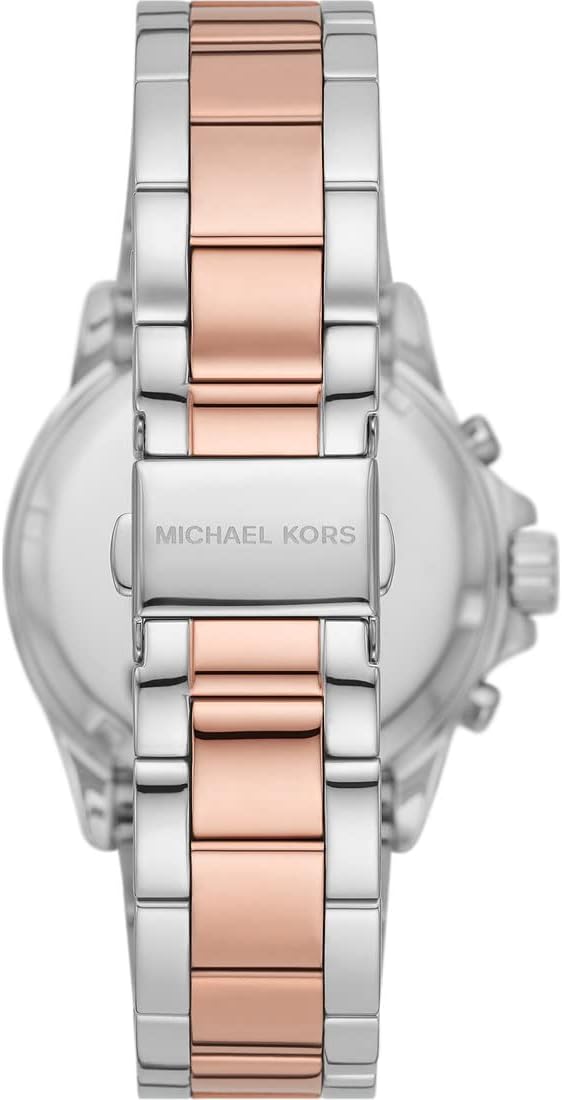 Michael Kors Everest Watch for Women, Quartz Chronograph Movement with Stainless Steel or Silicon Strap