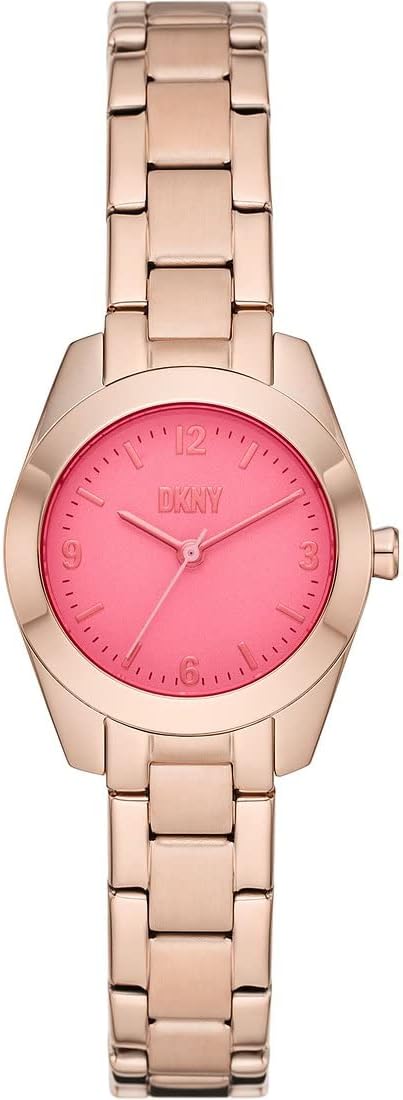 DKNY Nolita Reloj para Mujer, Movimiento de Cuarzo con Correa de Acero, Piel o Silicona