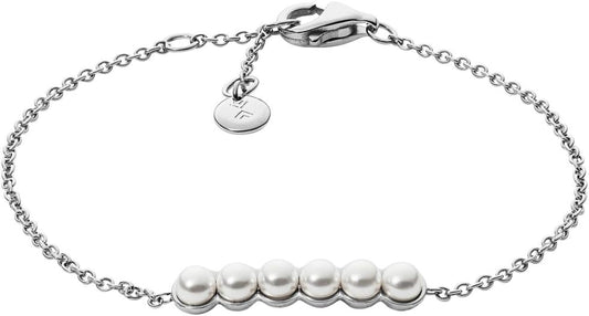 Skagen Pulseras Mujer Acero Inoxidable Perla Redonda