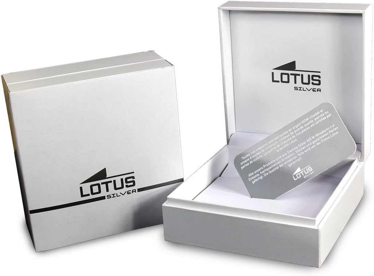 LOTUS JLP1272-4-1 - Pendientes de auténtica plata de ley 925 con circonitas para mujer