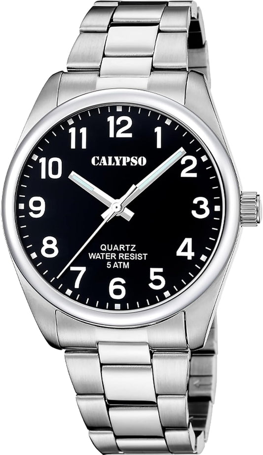 CALYPSO Reloj Hombre K5862/4 Basic Caja de Acero Inoxidable 316l Plateado