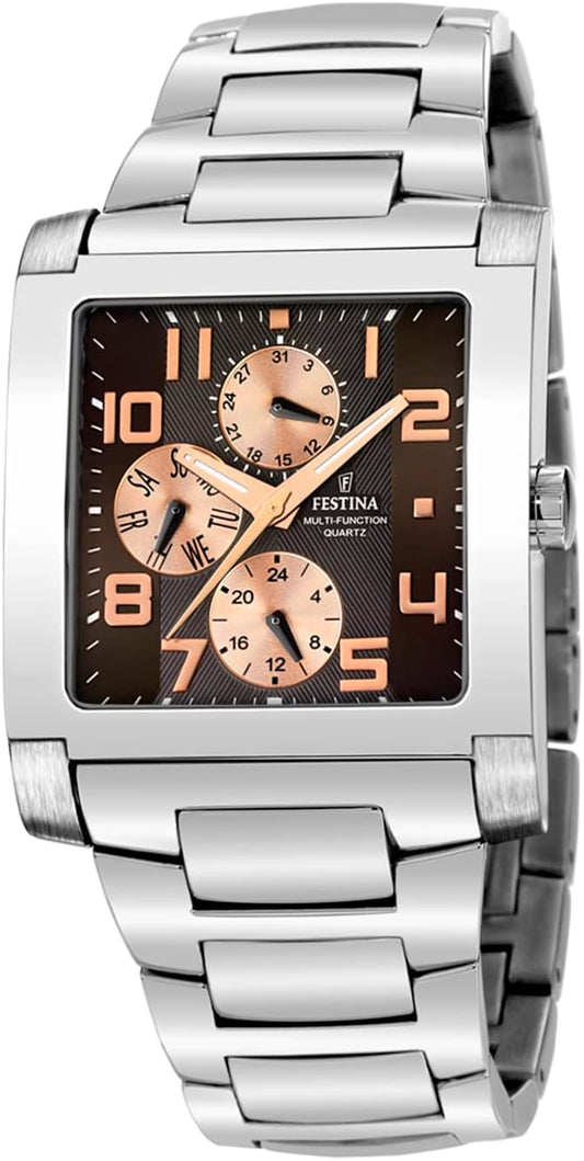 Reloj FESTINA para Hombre F16234/C Special Prices Caja de Acero Inoxidable 316l Gris Plata Correa de Acero Inoxidable 316l Gris Plata