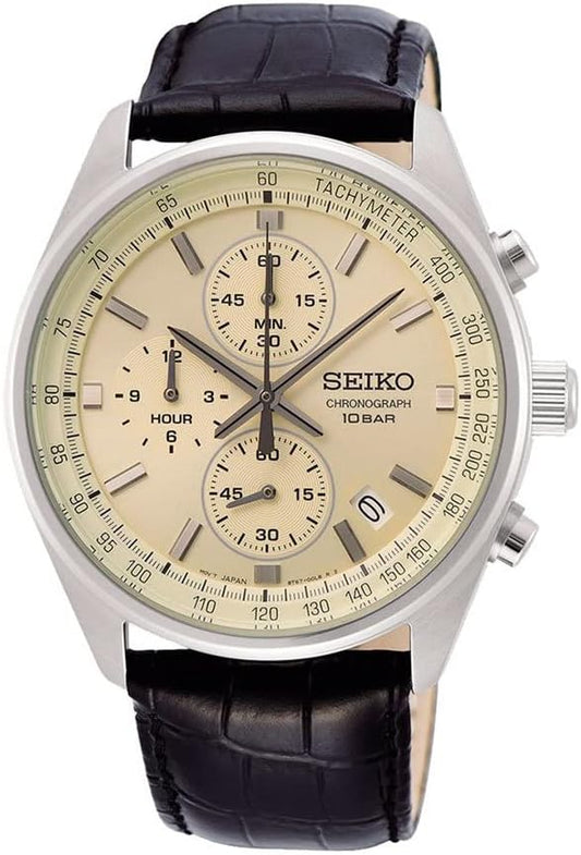 Seiko Reloj Analógico para Hombre de Cuarzo japonés con Correa