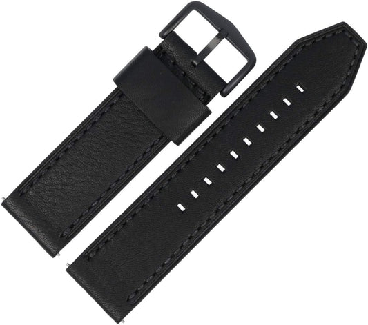 FOSSIL Correa de reloj 24mm Cuero Negro JR-1354 | LB-JR1354
