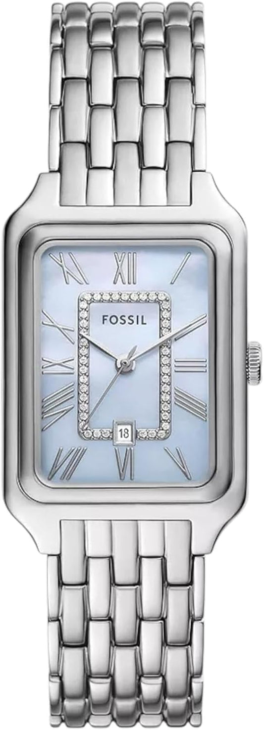 Fossil Reloj Analógico para Mujer'S de Cuarzo con Correa en Acero Inoxidable ES5402