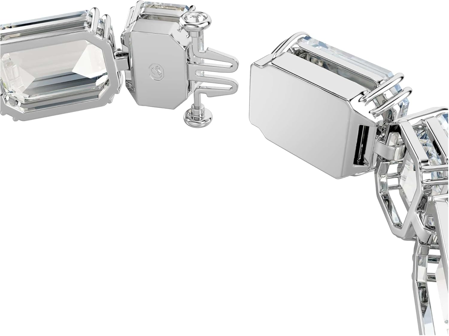 Swarovski Millenia Tennis Colección, Morado, Baño tono oro