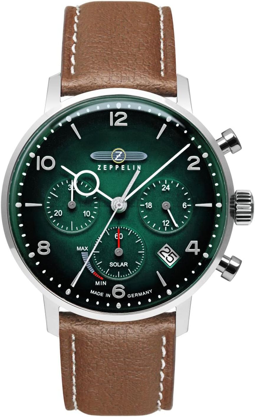 Zeppelin Men's Watch 8086-4_n, brown, strip
