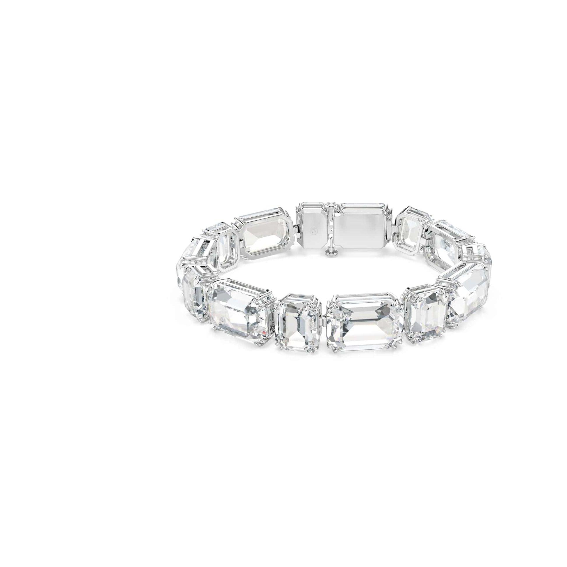 Swarovski Millenia Tennis Colección, Morado, Baño tono oro