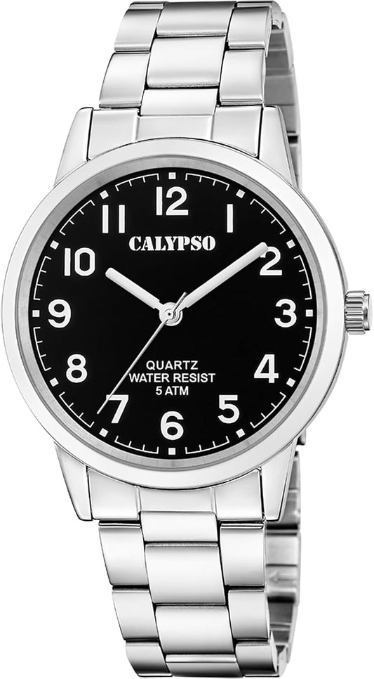 CALYPSO Reloj Hombre K5858/4 Basic Caja de Acero Inoxidable 316l Plateado