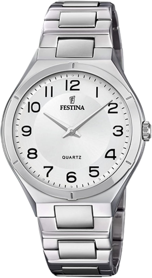 Reloj FESTINA F20244/4 Blanco - Correa DE Acero - Hombre - Caja 39 MM