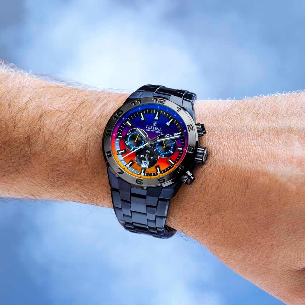 Reloj FESTINA para Hombre F20709/1 Special Editions Caja de Acero Inoxidable 316l Azul Correa de Acero Inoxidable 316l Azul