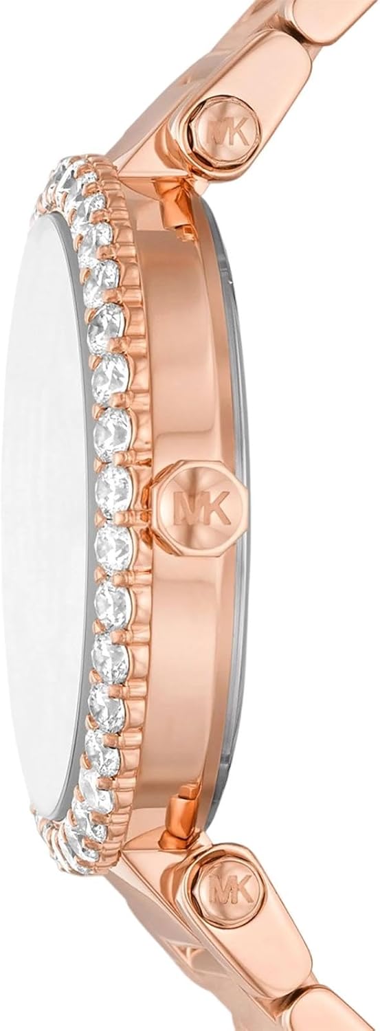 Michael Kors Reloj Parker para Mujer, Movimiento trifásico de Cuarzo con Correa de Acero o Piel